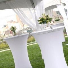 The Uses and Advantages of High-Top Tables - Broadway Party & Tent Rental